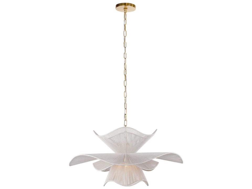 Amanda 1-Light Aged Brass Pendant