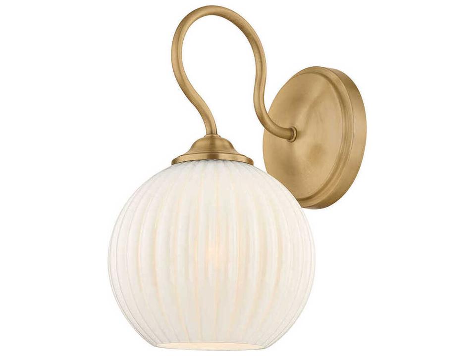 Vida 1-Light Patina Brass Wall Sconce