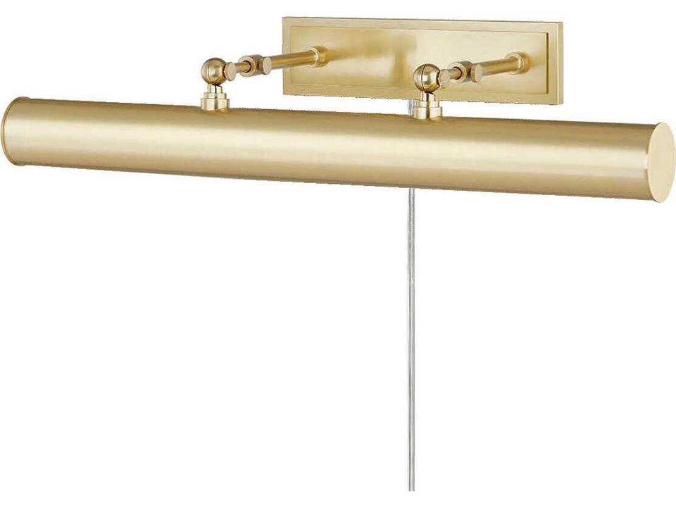 Holly Picture Light Aged Brass Modern