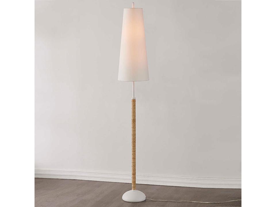 Mariana Textured White Floor Lamp