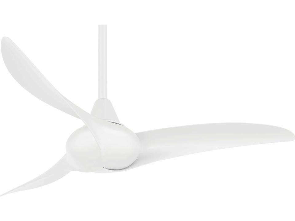 Wave 44-Inch 3-Blade Indoor Ceiling Fan in White