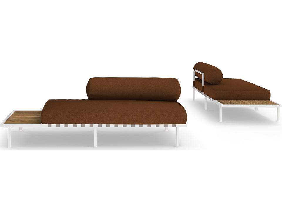 Albatross 304 Stainless Steel Sectional Right Hand Loveseat