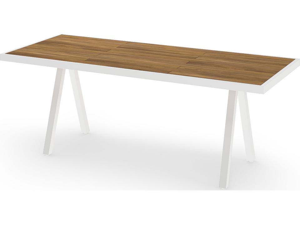 Albatross Rectangular Teak Top Dining Table