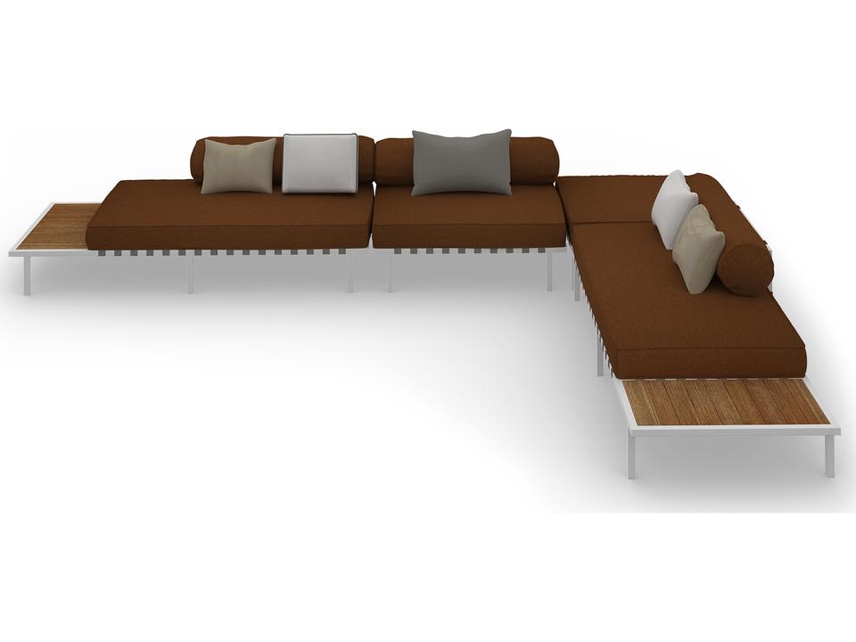 Albatross Modular 316 Stainless Steel Outdoor Sectional Sofa