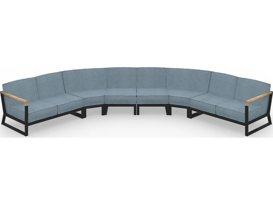 MamaGreen Bondi Beau Aluminum Sectional Patio Lounge Set