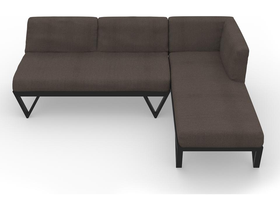 Bondi Belle Aluminum Modular Outdoor Sectional Lounge Set