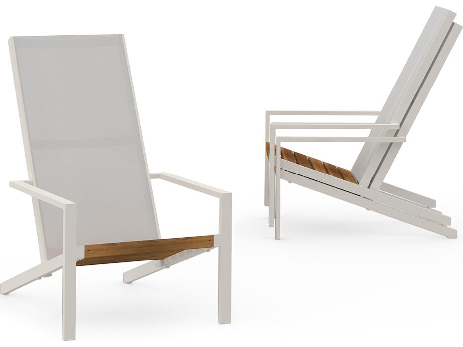Bondi Adirondack Chair Outdoor Sling Lounge