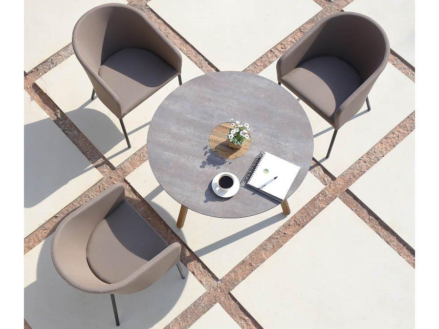 MamaGreen Bono Aluminum Teak Outdoor Patio Dining Set