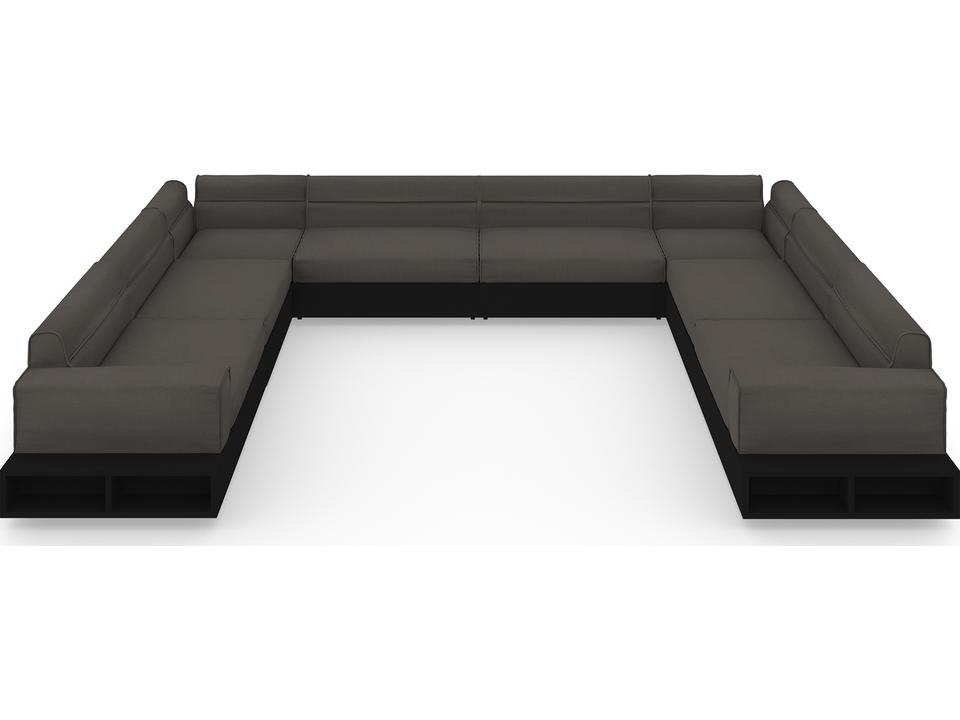 MamaGreen Boulevard Aluminum Sectional Outdoor Lounge Set