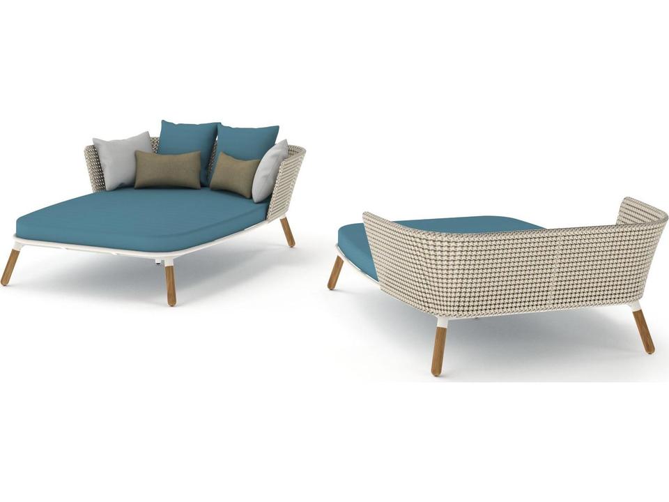 Daisy Mae Teak Wicker Daybed