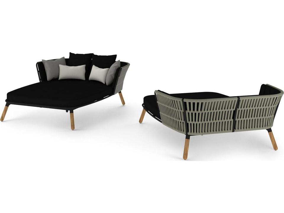 Daisy Rae Teak Rope Daybed