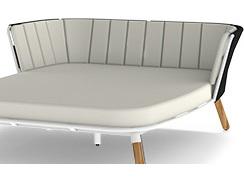 MamaGreen Daisy 19.2'' x 12'' Back Cushion for Daisy Daybed
