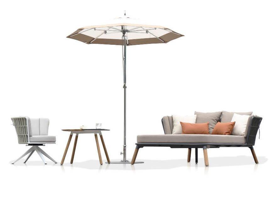 MamaGreen Daisy Rae Teak Rope Outdoor Lounge Set