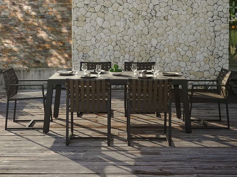 MamaGreen Ekka Aluminum Outdoor Patio Dining Set