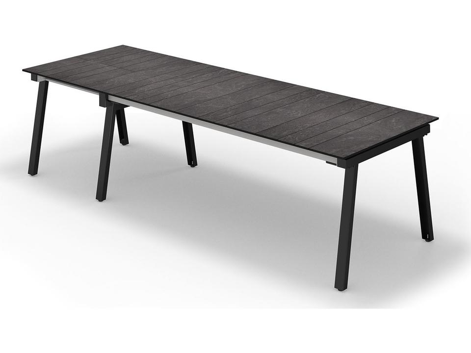 Maxximus 84 to 135.5-Inch Extendable Rectangular HPL Top Dining Table