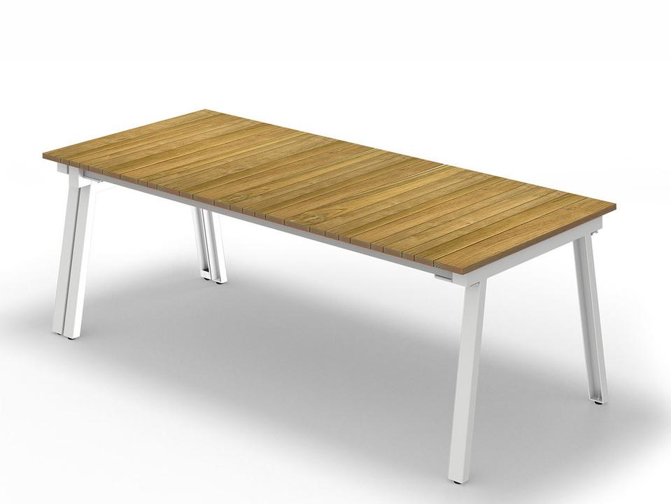 Maxximus Extendable Rectangular Teak Dining Table
