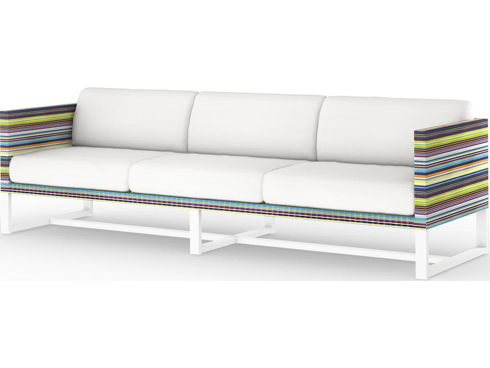 Stripe Aluminum Cushion Sofa