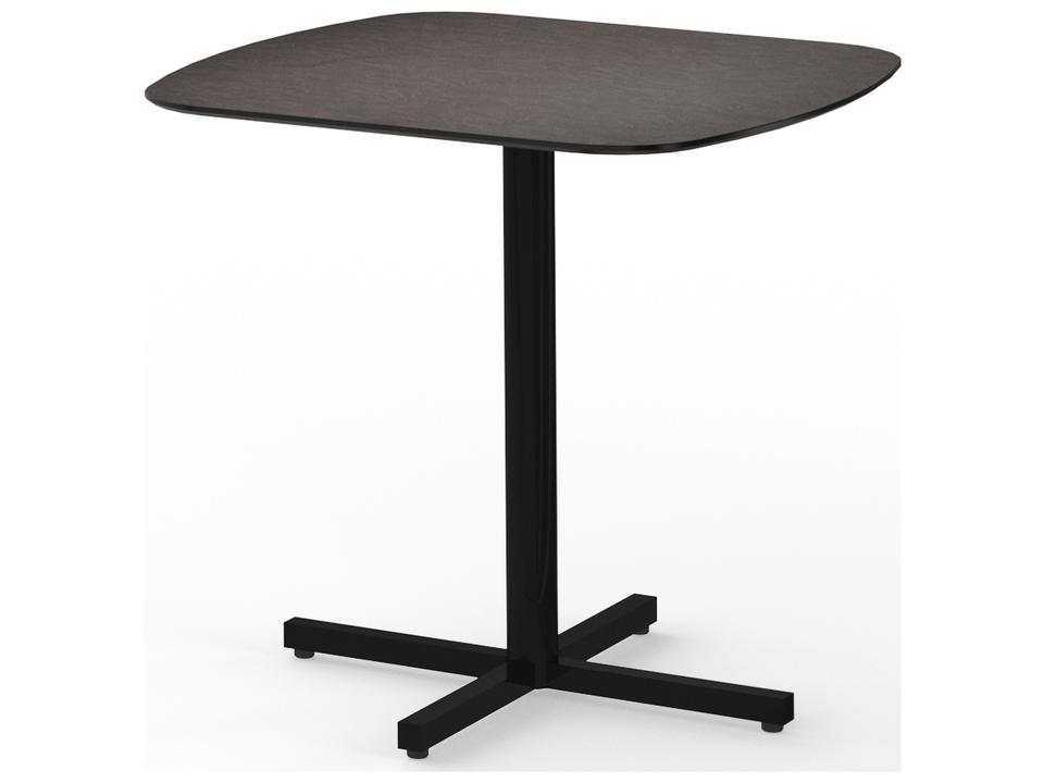 MamaGreen Zupy Steel Square Outdoor Patio Bistro Table with HPL Top