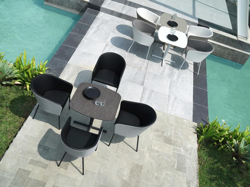 Zupy Aluminum Patio Dining Set