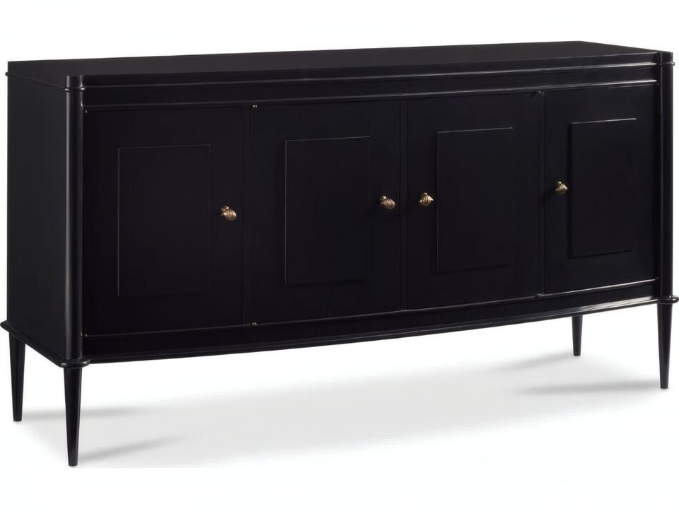 Colvard 72-Inch Beech Wood Sideboard with Brass Hardware