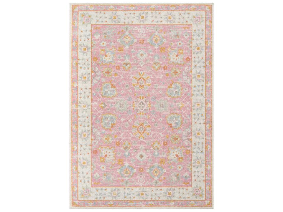 Anatolia ANA-8 Pink Wool and Nylon Traditional Area Rug