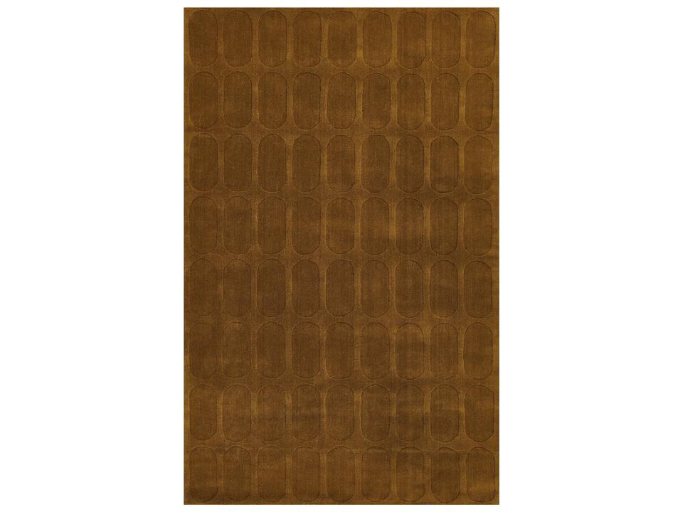 Contour Geometric Hand-Loomed Wool Area Rug