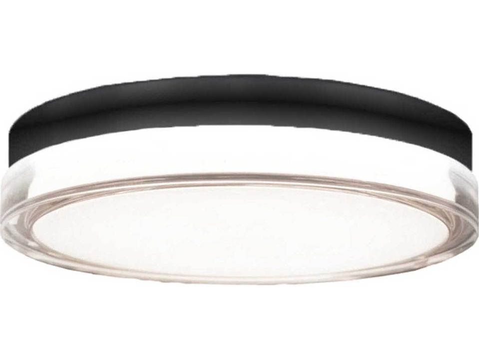 Pi LED Outdoor Flush Mount Light Black