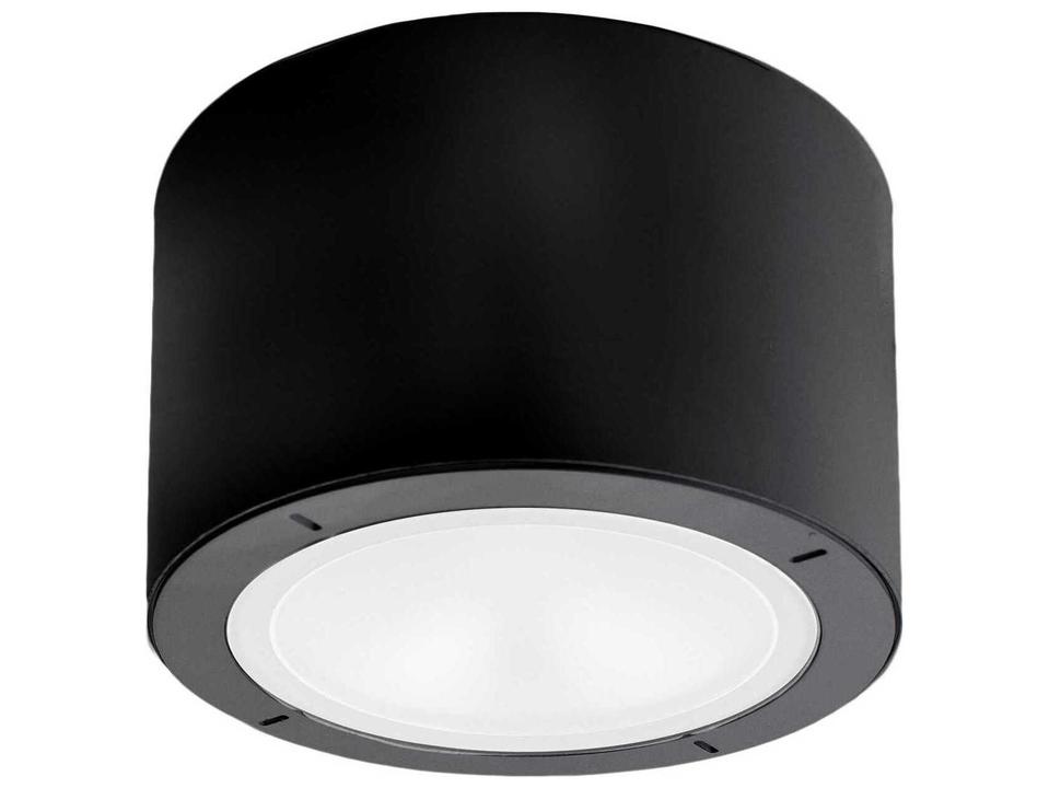 Vessel LED Outdoor Flush Mount Light Black