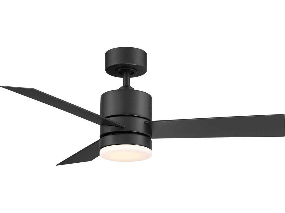 Axis 44 Inch Smart LED Ceiling Fan in Matte Black