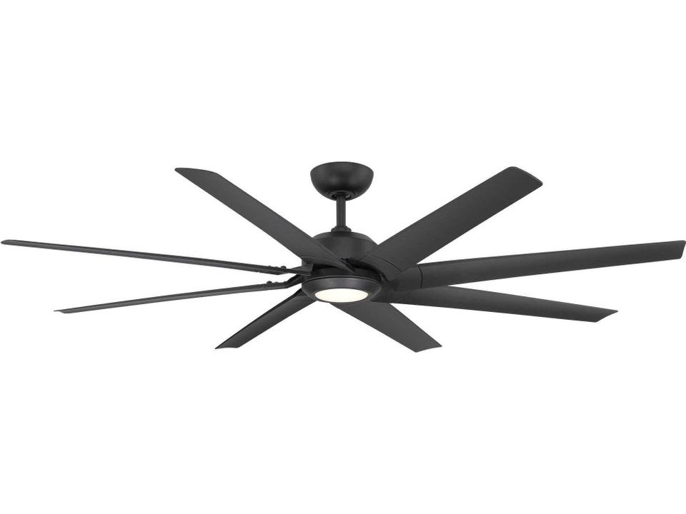 Roboto XL 70 Inch Smart Ceiling Fan Matte Black