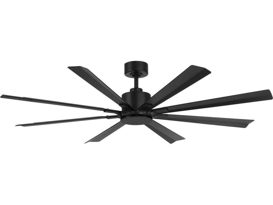 Size Matters 65 Inch Smart Outdoor Ceiling Fan Matte Black