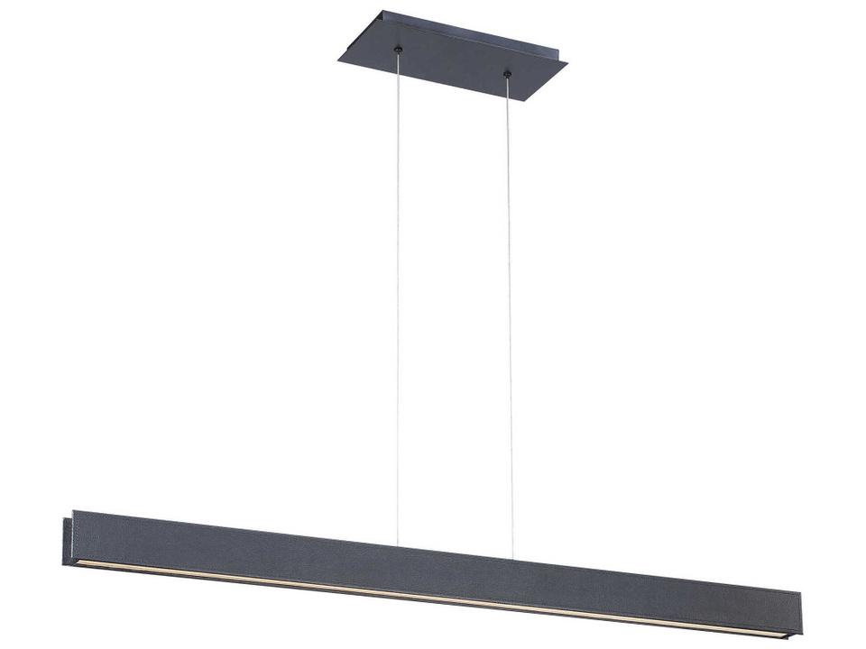 Bdsm 1-Light Black LED Linear Island Pendant