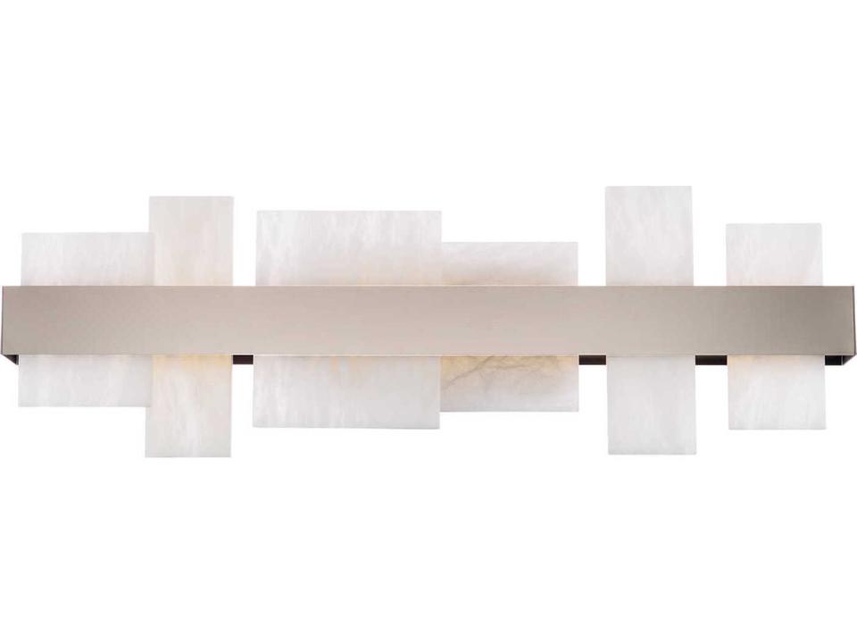 Acropolis 27 inch LED Bath Vanity Light in Brushed Nickel