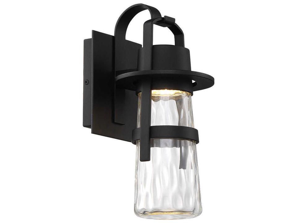 Balthus Outdoor Wall Light 14-Inch Black