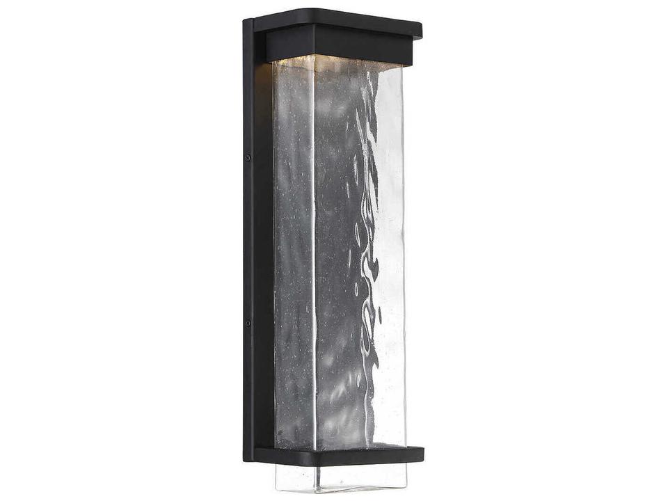 Vitrine 1-Light Outdoor Wall Light in Black