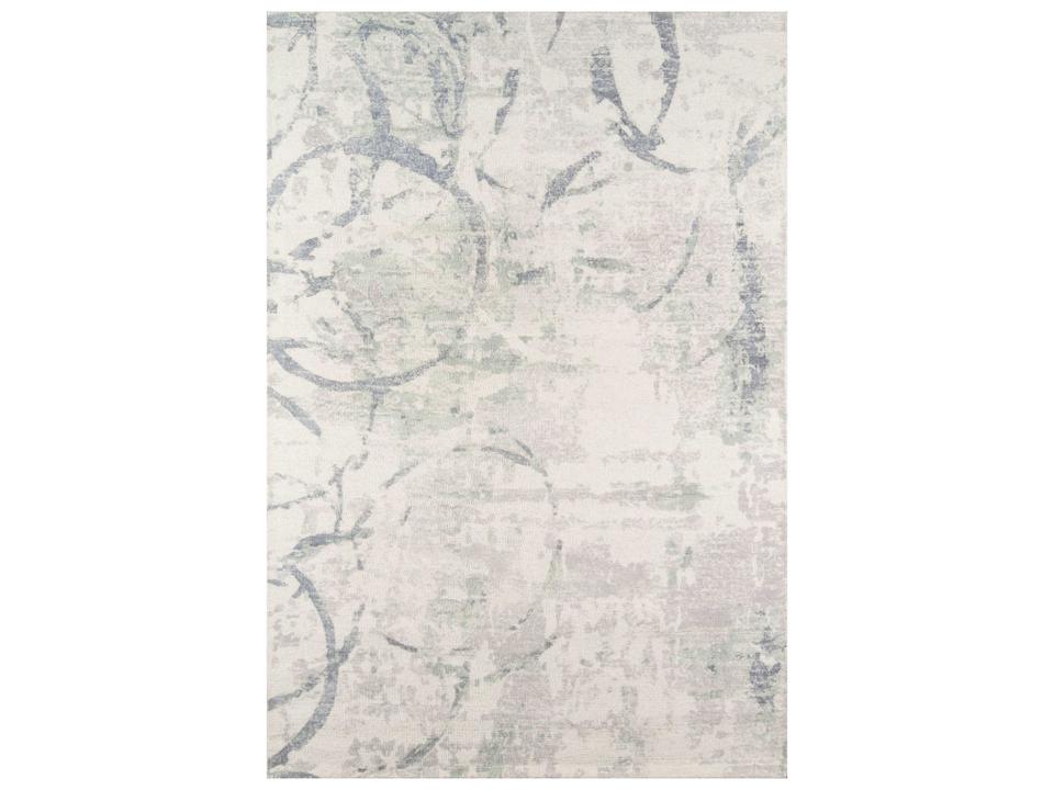 Illusions Abstract Area Rug in Grey Wool