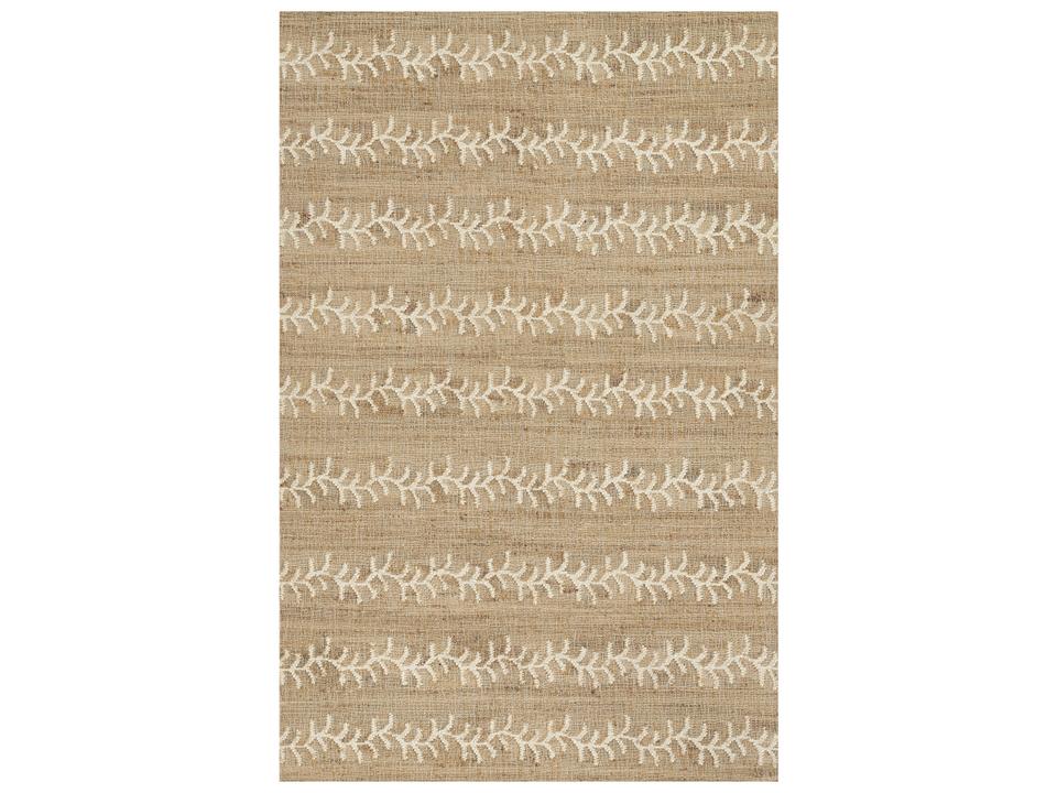 Orchard Striped Handwoven Jute and Wool Area Rug