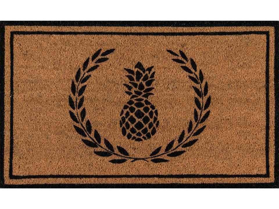Park Bordered Indoor Outdoor Area Rug Black 1 foot 6 inch by 2 foot 6 inch
