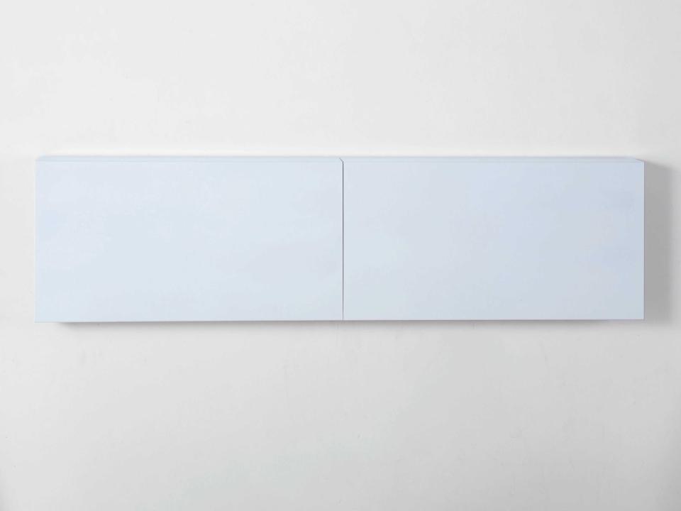 Walnut White King Headboard