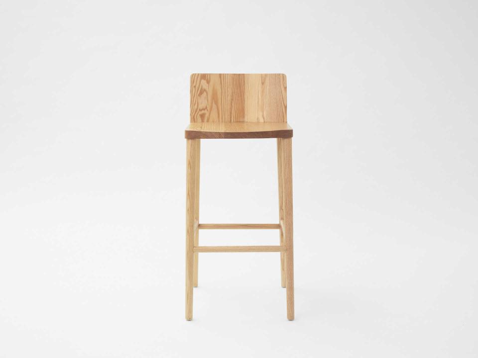 Ash Wood Bar Stool