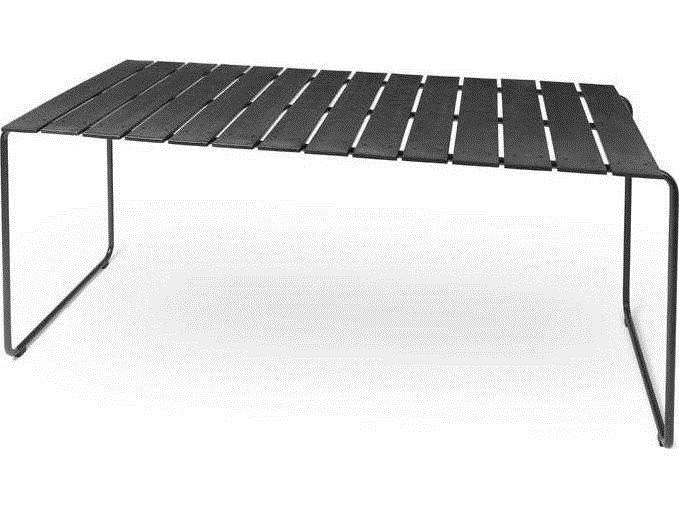 Ocean Rectangular Dining Table with Recycled Plastic and Steel
