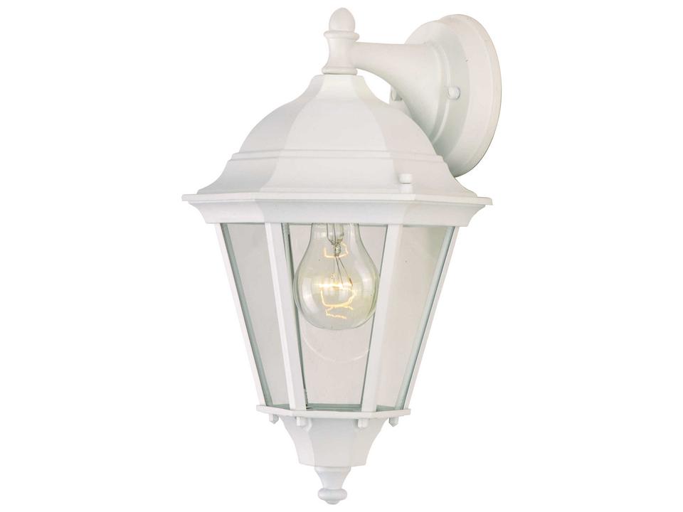 Westlake 1-Light Outdoor Wall Lantern in White