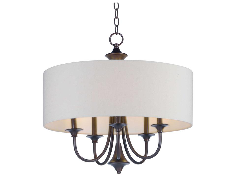 Bongo 5-Light Drum Pendant in Oil Rubbed Bronze