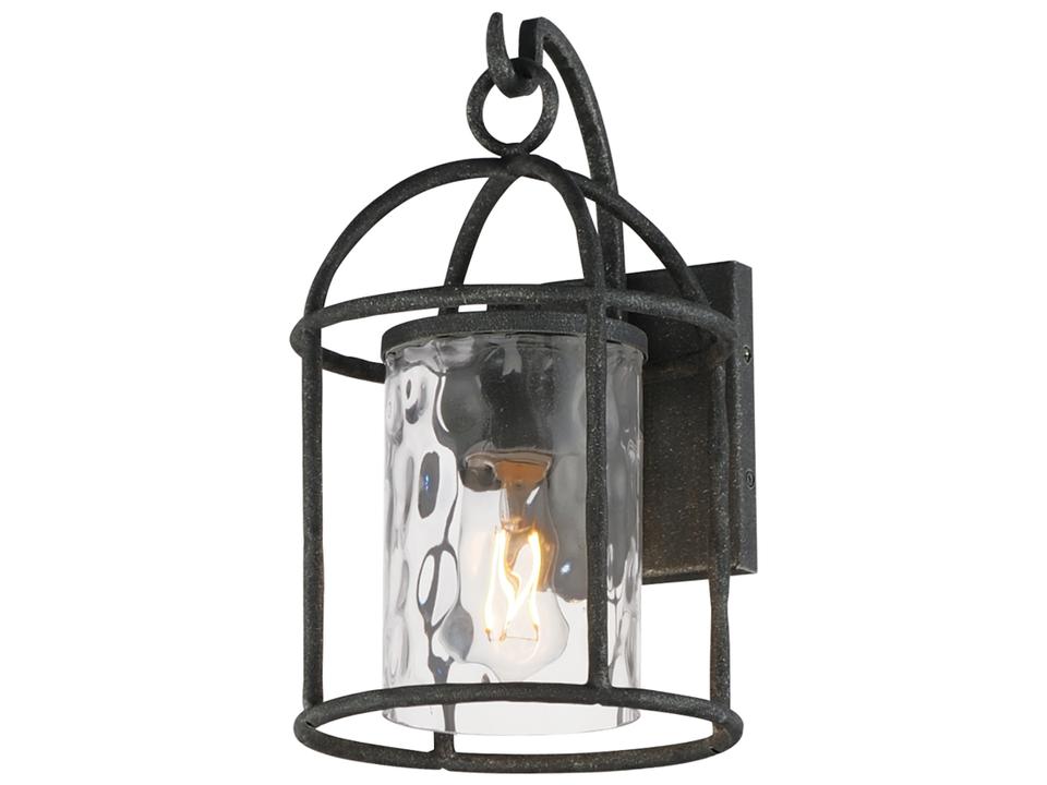 Del Mar 1-Light Outdoor Wall Light in Blacksmith