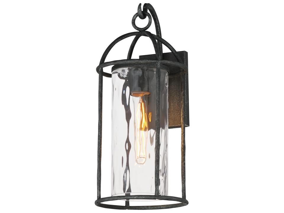 Del Mar 1-Light Outdoor Wall Light in Blacksmith
