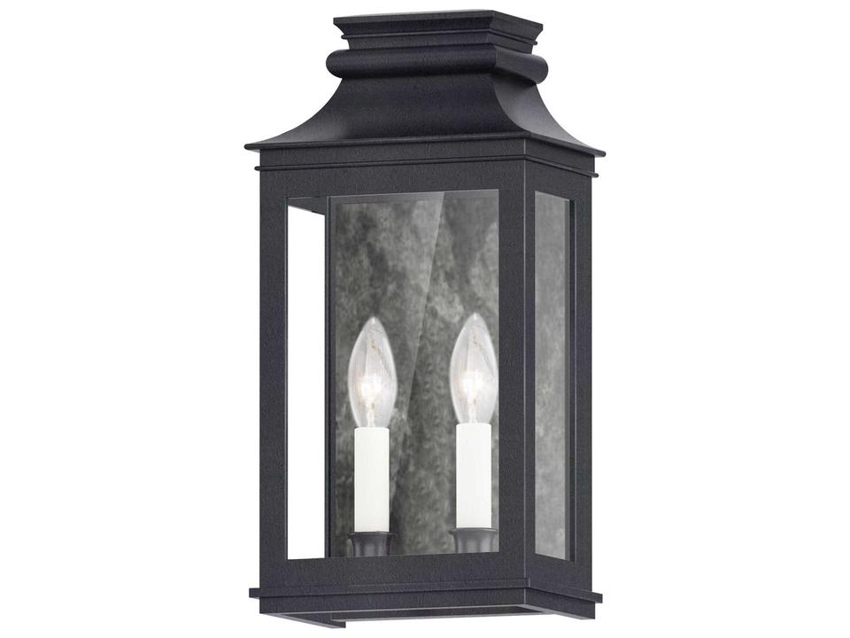 Savannah VX 2-Light Vivex Outdoor Wall Light in Black Oxide