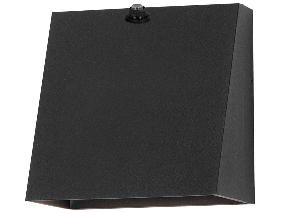 Pathfinder 1-Light LED Outdoor Wall Sconce with Photocell in Black