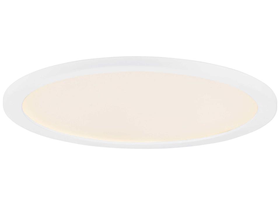 Wafer 22-Inch 1-Light Integrated LED Outdoor Flush Mount in White