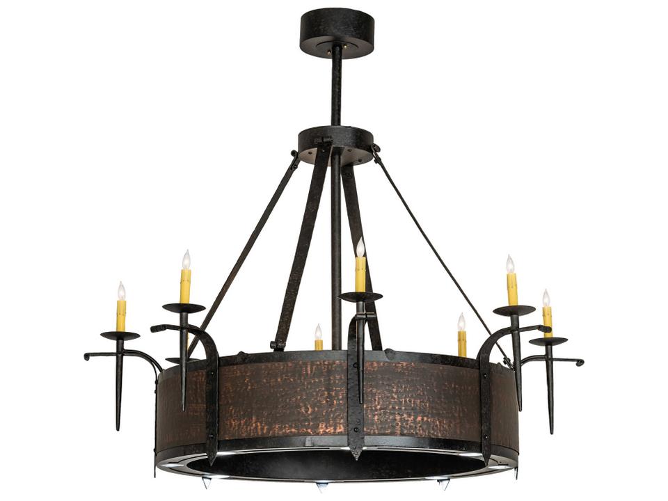 Costello 16-Light Chandelier in Coffee Bean and Blackened Copper