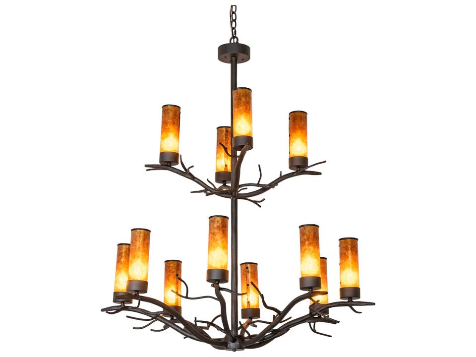 Winter Solstice 12-Light Oil Rubbed Bronze LED Chandelier
